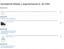 Tablet Screenshot of debateuchile.blogspot.com