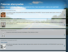 Tablet Screenshot of palavrasabencoadas.blogspot.com