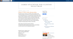 Desktop Screenshot of jamesstauntonforclinton.blogspot.com