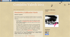 Desktop Screenshot of comisionvalech2011.blogspot.com