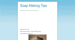 Desktop Screenshot of making-soap-tips.blogspot.com