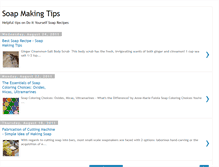 Tablet Screenshot of making-soap-tips.blogspot.com