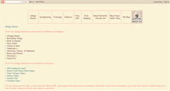 Desktop Screenshot of collagesheets.blogspot.com