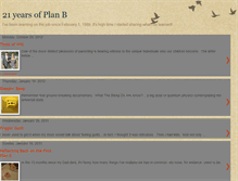 Tablet Screenshot of 21yearsofplanb.blogspot.com