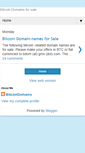 Mobile Screenshot of bitcoindomains.blogspot.com