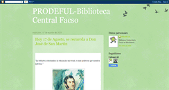 Desktop Screenshot of prodeful-biblioteca-facso.blogspot.com