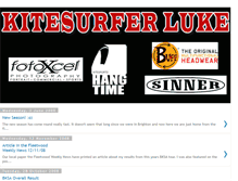 Tablet Screenshot of kitesurferluke.blogspot.com