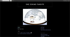 Desktop Screenshot of one-eskimo.blogspot.com