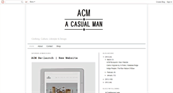 Desktop Screenshot of acasualman.blogspot.com
