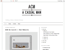 Tablet Screenshot of acasualman.blogspot.com