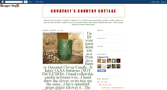 Desktop Screenshot of courtneyscountrycottagecandles.blogspot.com