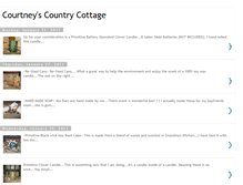 Tablet Screenshot of courtneyscountrycottagecandles.blogspot.com