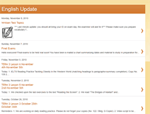 Tablet Screenshot of englishupdatespot.blogspot.com