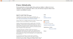 Desktop Screenshot of fatorjabuticaba.blogspot.com