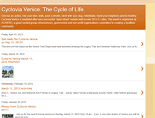 Tablet Screenshot of cycloviavenice.blogspot.com