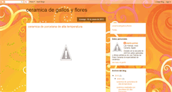 Desktop Screenshot of ceramicadegallosyflores.blogspot.com