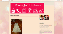 Desktop Screenshot of pennyjoe-preloves.blogspot.com