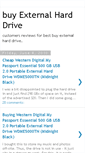 Mobile Screenshot of buy-externalharddrive.blogspot.com
