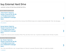 Tablet Screenshot of buy-externalharddrive.blogspot.com