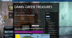 Desktop Screenshot of gransgreentreasures.blogspot.com