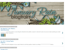 Tablet Screenshot of januaryrainblogtrain.blogspot.com