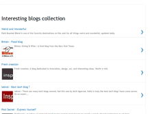 Tablet Screenshot of interestingblogscollection.blogspot.com