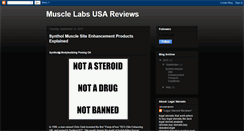 Desktop Screenshot of muscle-labs-usa-reviews.blogspot.com