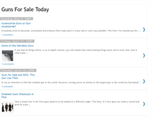 Tablet Screenshot of gunsforsaletoday.blogspot.com