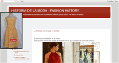 Desktop Screenshot of modaenlahistoria.blogspot.com