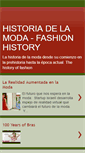 Mobile Screenshot of modaenlahistoria.blogspot.com