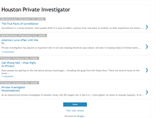 Tablet Screenshot of houstoninvestigator.blogspot.com