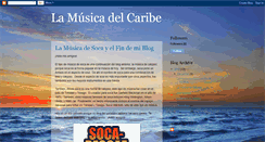 Desktop Screenshot of lamusicadelcaribe.blogspot.com