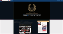 Desktop Screenshot of heroesdelsilenciolive.blogspot.com