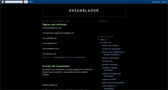 Desktop Screenshot of ensamblador-cs.blogspot.com