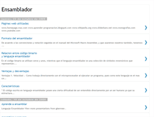 Tablet Screenshot of ensamblador-cs.blogspot.com