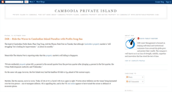 Desktop Screenshot of cambodia-private-island.blogspot.com