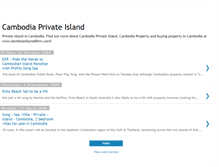 Tablet Screenshot of cambodia-private-island.blogspot.com