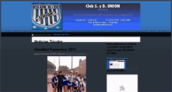 Desktop Screenshot of clubuniondelanus.blogspot.com