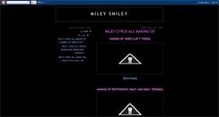 Desktop Screenshot of lovemileysmiley.blogspot.com