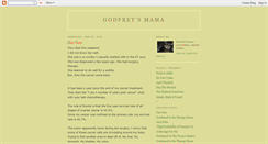 Desktop Screenshot of godfreysmama.blogspot.com