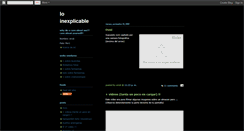 Desktop Screenshot of lo-inexplicable.blogspot.com