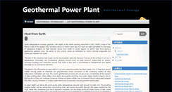Desktop Screenshot of geothermal-powerplant.blogspot.com