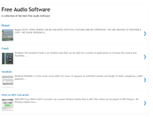Tablet Screenshot of freeaudiosoftware.blogspot.com