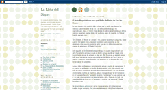 Desktop Screenshot of lalistadelsuper.blogspot.com