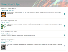 Tablet Screenshot of escreversemlapis.blogspot.com