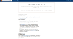 Desktop Screenshot of centennial-man.blogspot.com