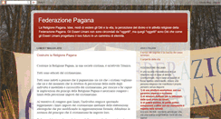 Desktop Screenshot of federazionepagana.blogspot.com