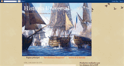 Desktop Screenshot of historiauniversal123.blogspot.com