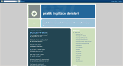 Desktop Screenshot of ingilizce-ingilizce-ingilizce.blogspot.com