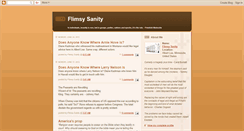 Desktop Screenshot of flimsysanity.blogspot.com